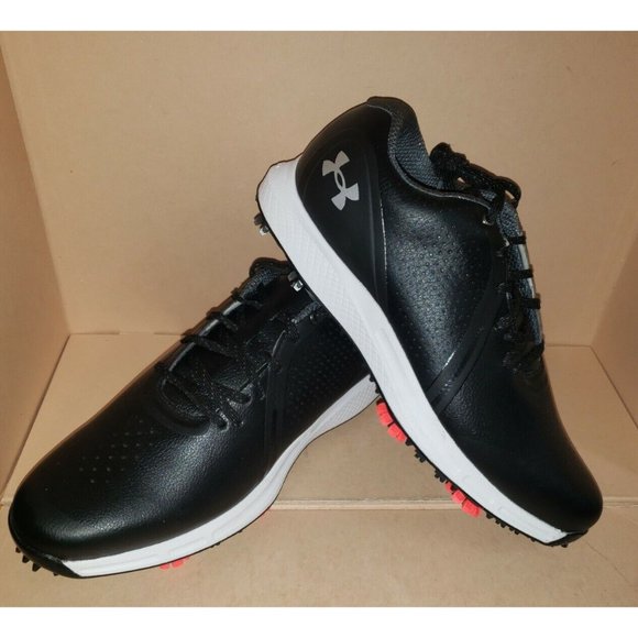 UNDER ARMOUR CHARGED DRAW RST BLACK GOLF SHOES MEN\'S SIZES NEW WITHOUT BOX ! main image 8
